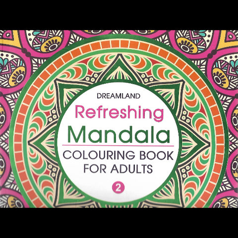 Refreshing mandala colouring book for adults 2