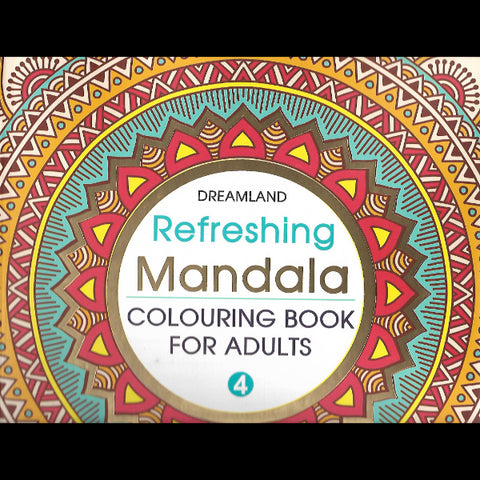 Refreshing mandala colouring book for adults 4