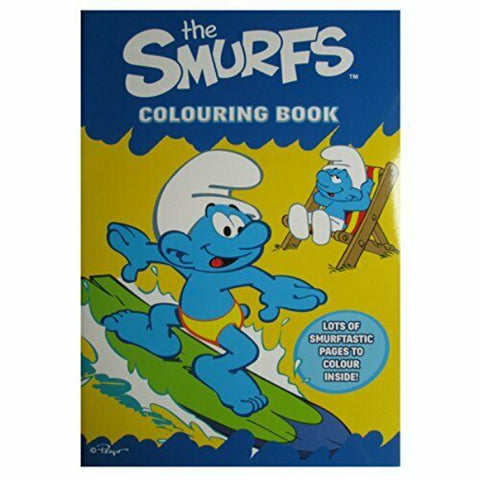 The smurfs colouring book