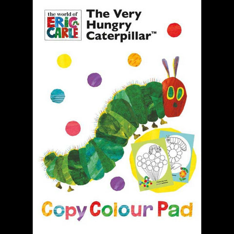 The very hungry caterpillar copy colour pad