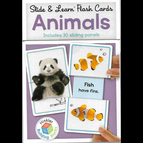 Slide And Learn Flash Cards Animals