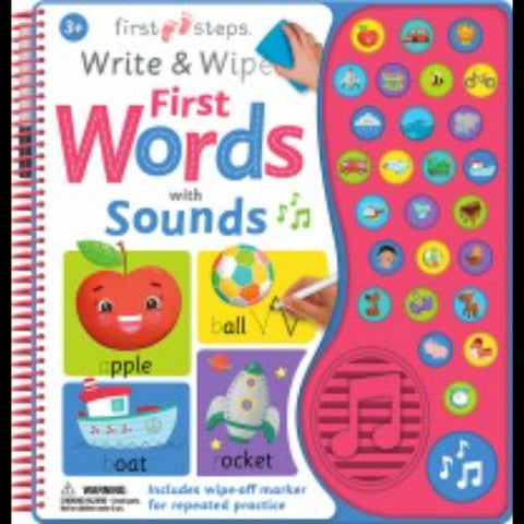 Write & Wipe First Wordswith Sounds